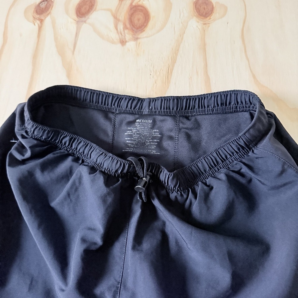 Men's APFU Army Black Physical Fitness Shorts Size Medium - Picture 6 of 7